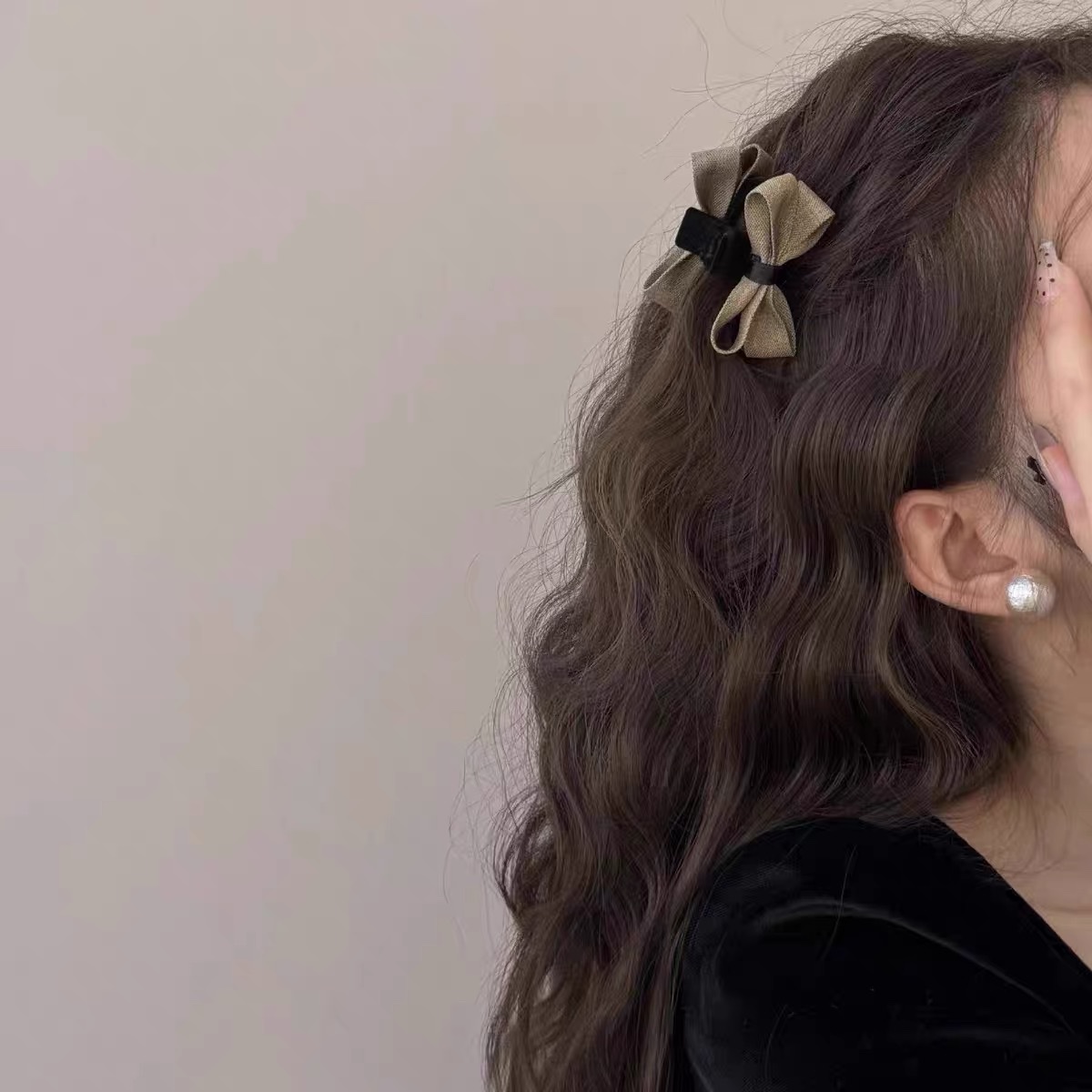 韩版女士珍珠拼接发箍头饰时尚简约百搭发箍发饰头箍发带女款发箍发箍详情图3