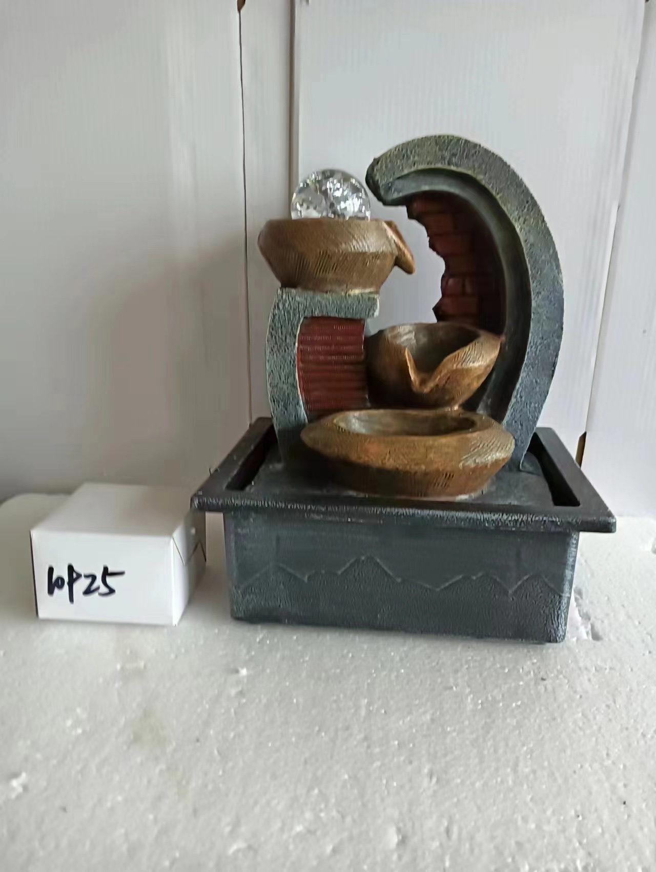 各种树脂流水喷泉假山工艺品礼品