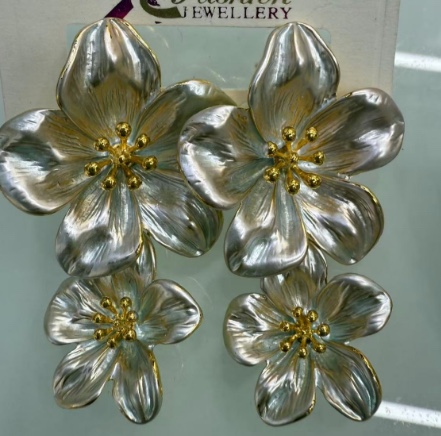 珍珠耳环银耳饰时尚气质银饰品简约百搭耳坠女款潮流配饰