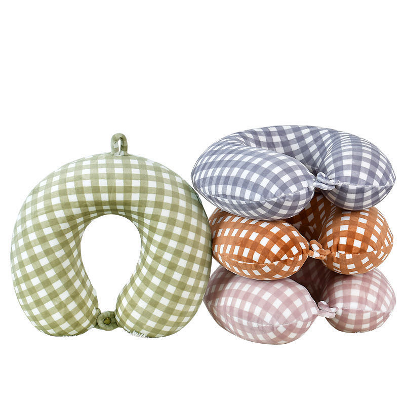 厂家直销护颈枕长途旅行必备枕舒适透气枕头柔然自然护颈枕热销中