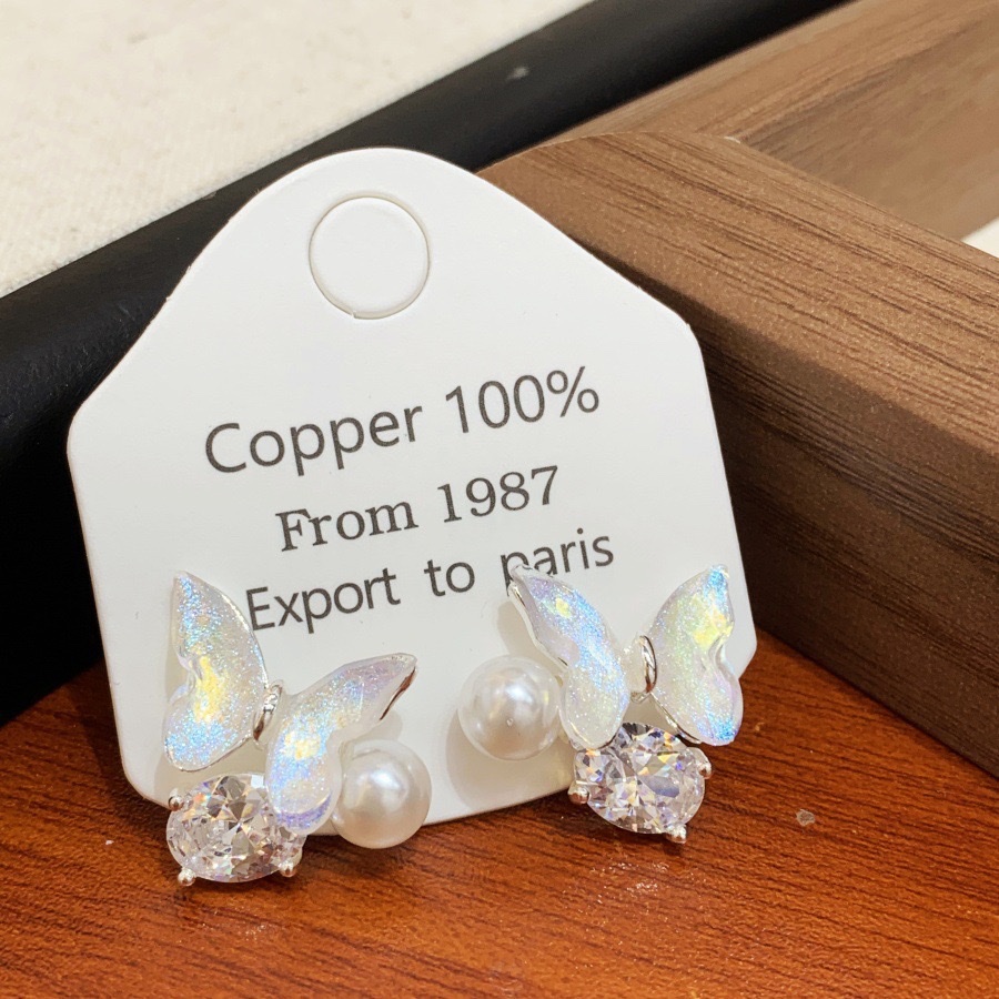 珍珠耳环淡水珠颗粒耳钉简约气质优雅女款时尚饰品赠品