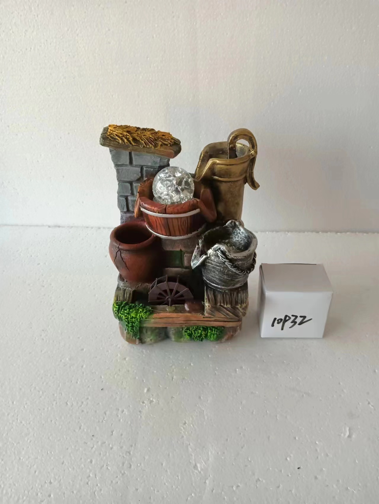 树脂流水假山喷泉摆件工艺品礼品