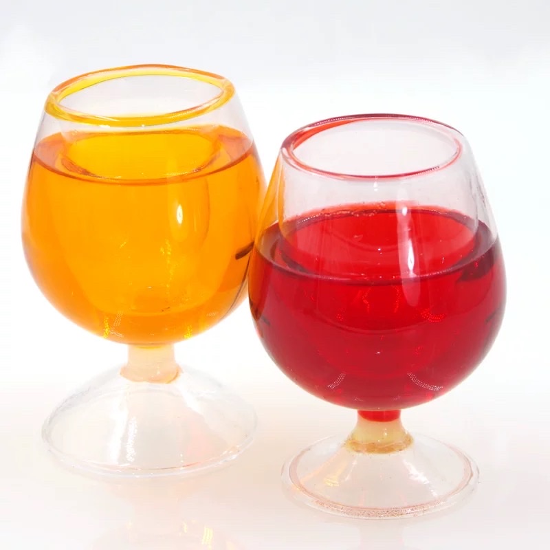 玩笑杯 吝啬杯 幻境杯 倒不出酒杯 整人鸡尾酒杯 近景魔术道具详情图2