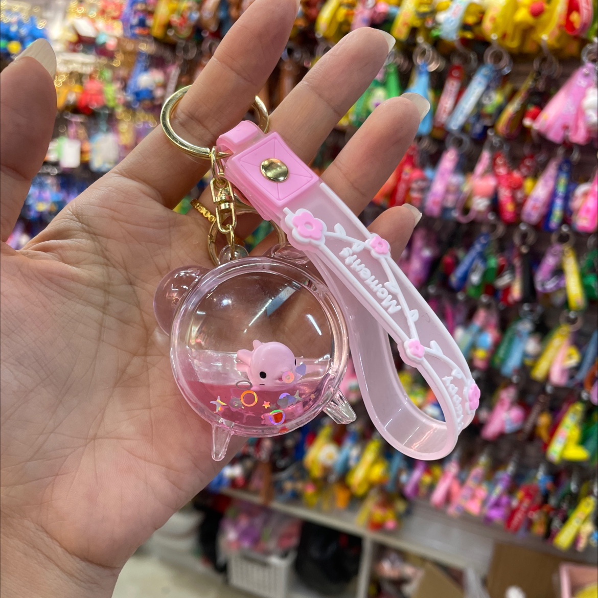 小鲸鱼钥匙扣流沙钥匙扣钥匙扣钥匙车钥匙扣