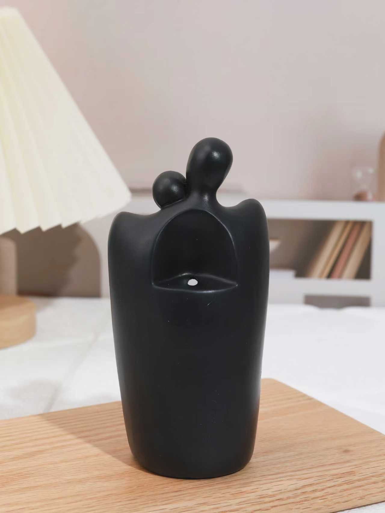 萌粒树脂香炉树脂鱼尾人物文创DIY手工创意香薰摆件装饰礼品树脂香炉细节图