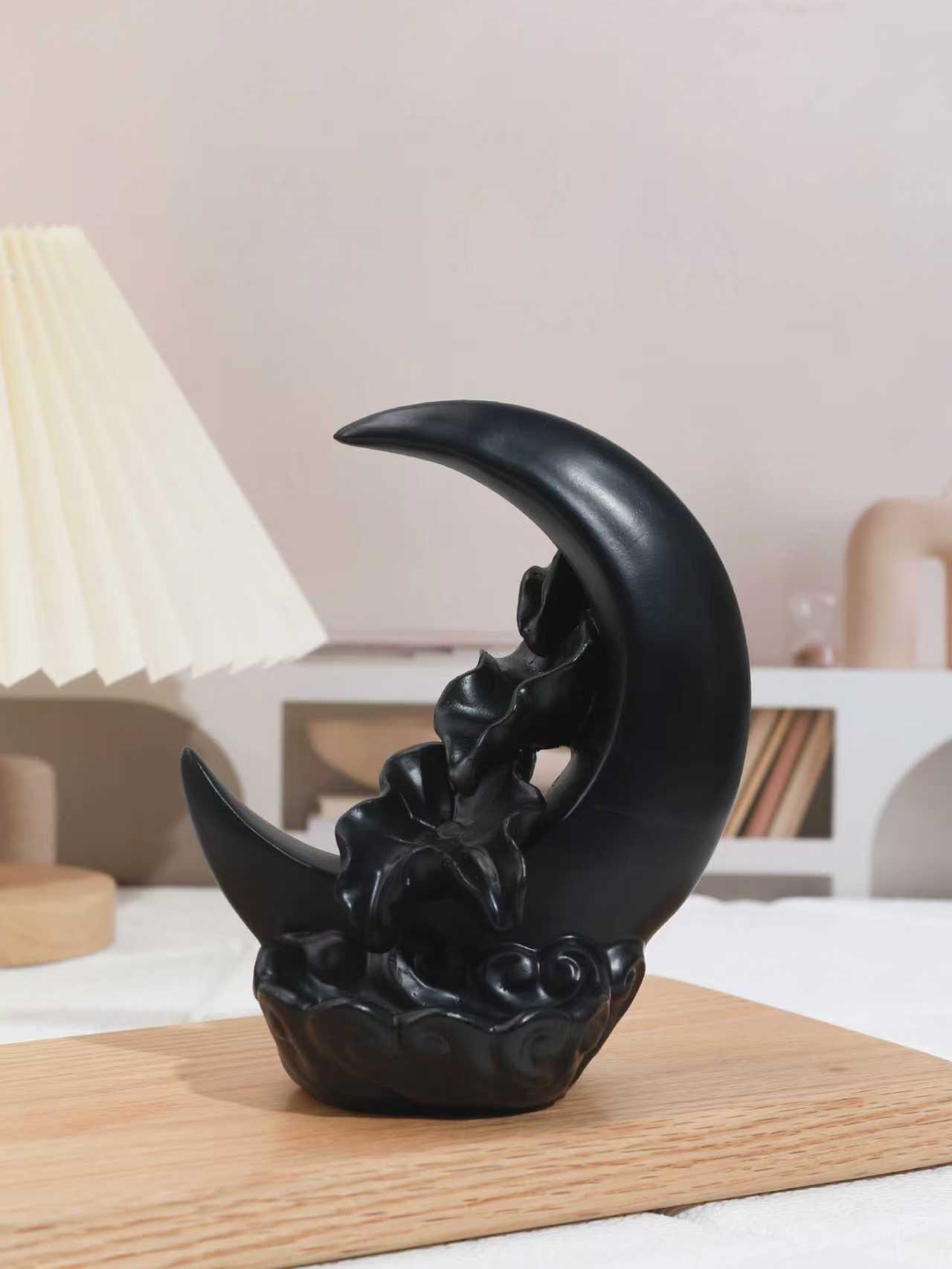 萌粒树脂香炉树脂鱼尾人物文创DIY手工创意香薰摆件装饰品树脂香炉产品图