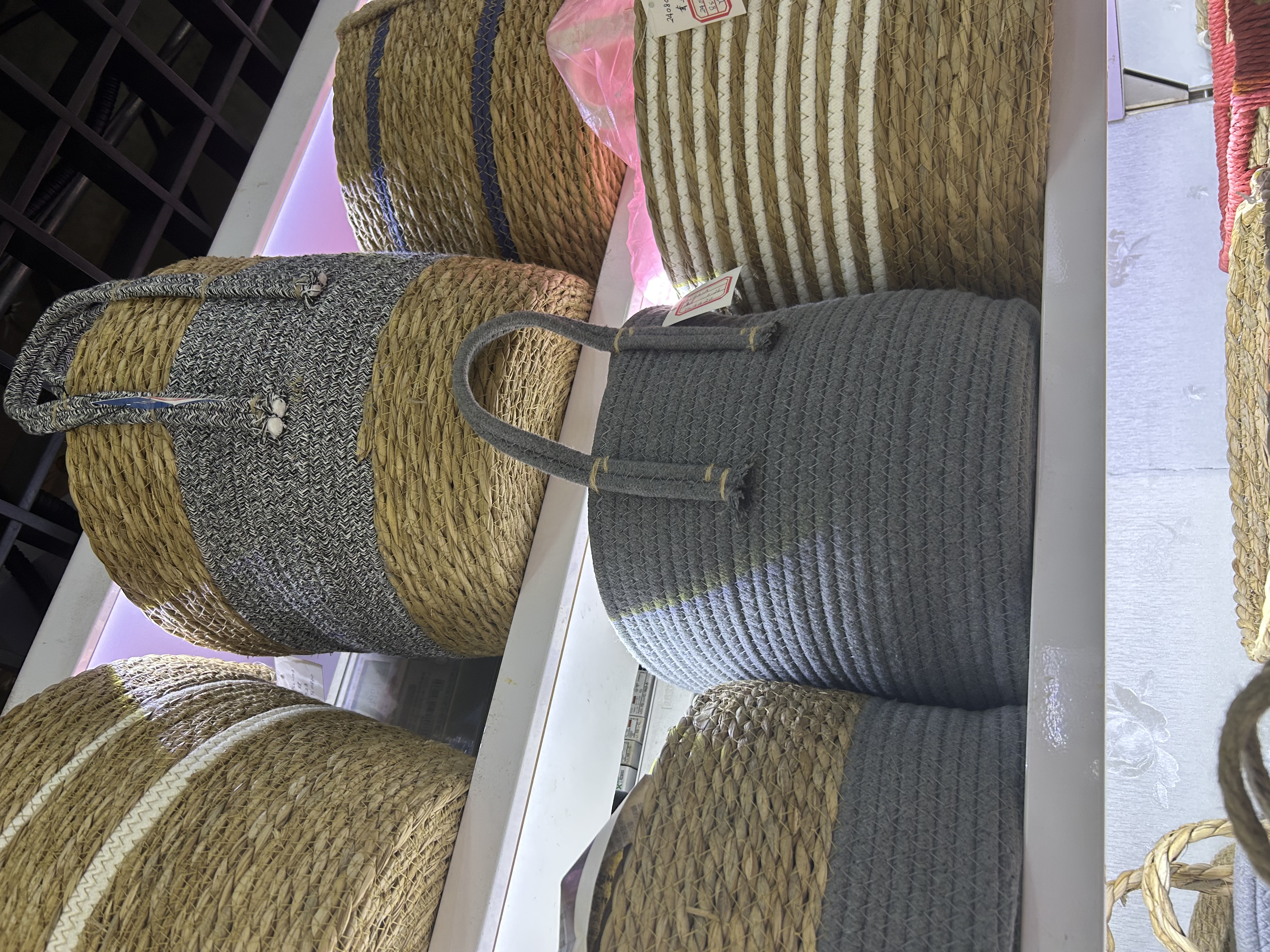 儿童玩具收纳筐塑料箱收纳篮编织多功能整理箱家庭整理用品家用收纳盒