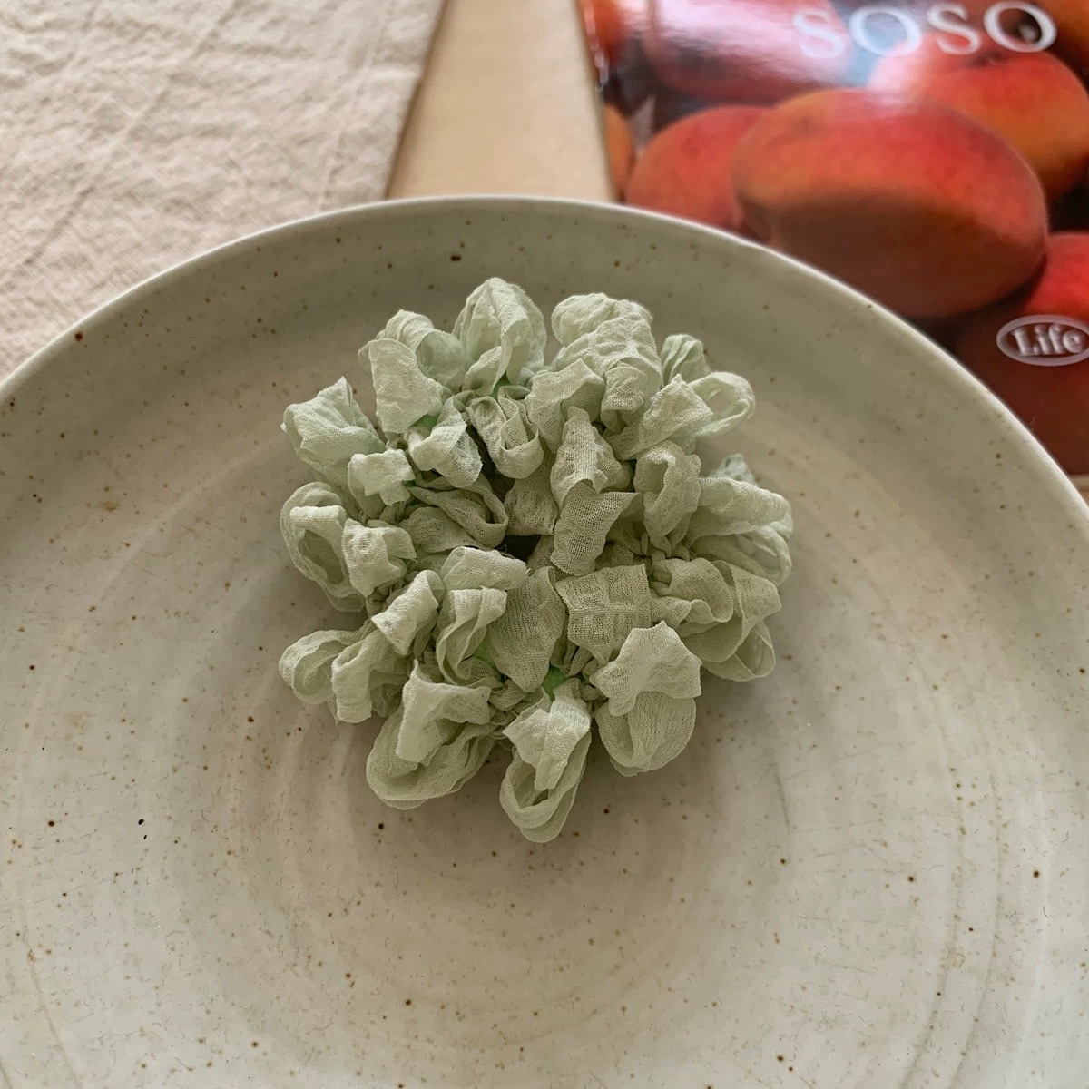 Super fairy mesh lace bubble towel, hair tie, sweet girl's hair tie, hair band, hair tie, double ponytail hair tie, hair accessory detail image 5