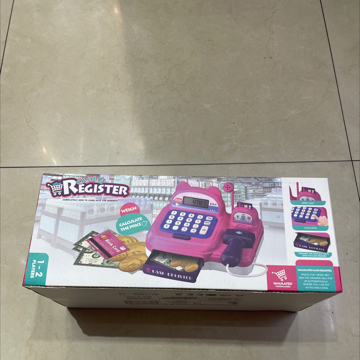 收银台超市玩具儿童迷你小家电产品图