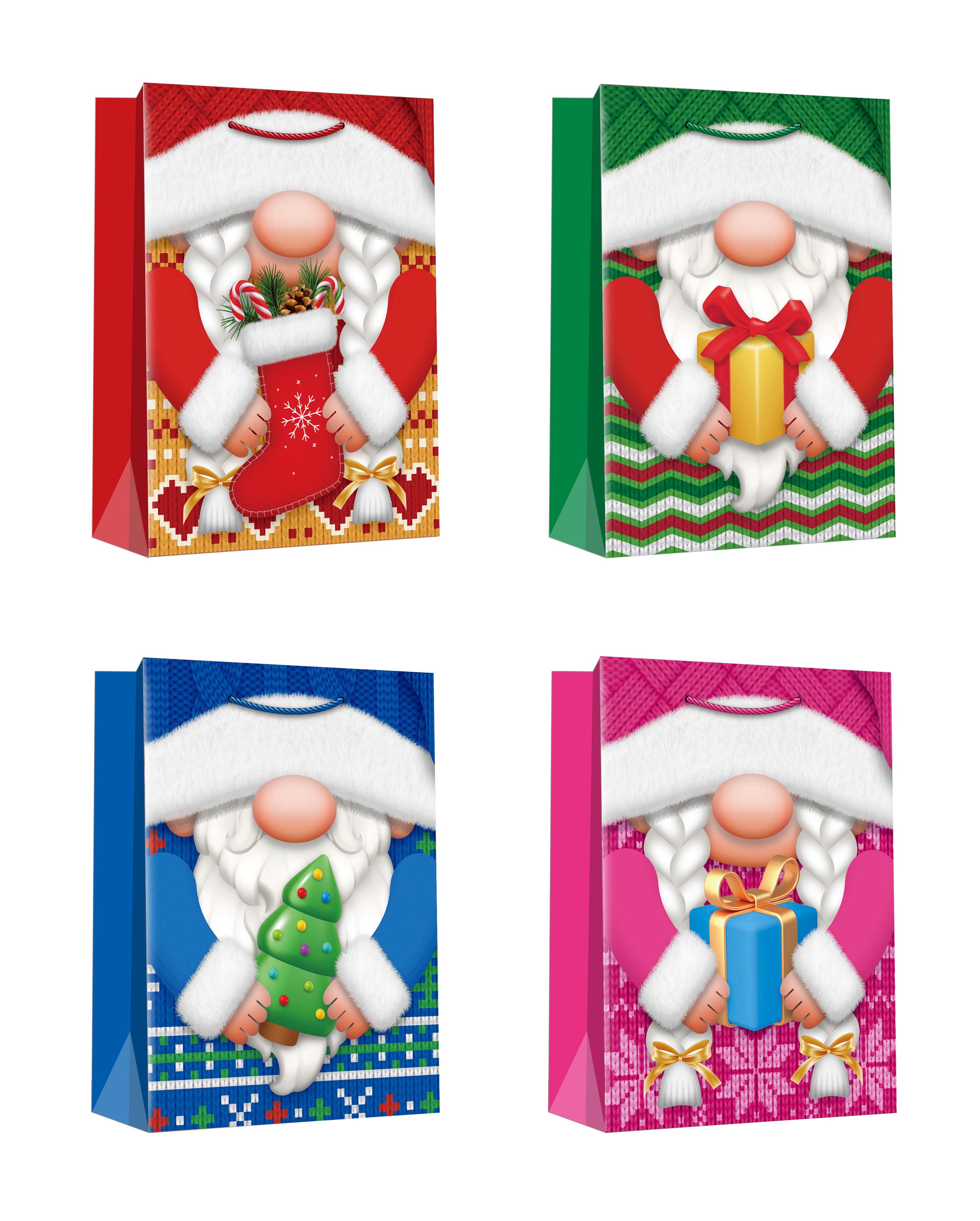 High-end cylindrical gift box, wedding bear rotating creative gift box, exquisite packaging gift box full figure