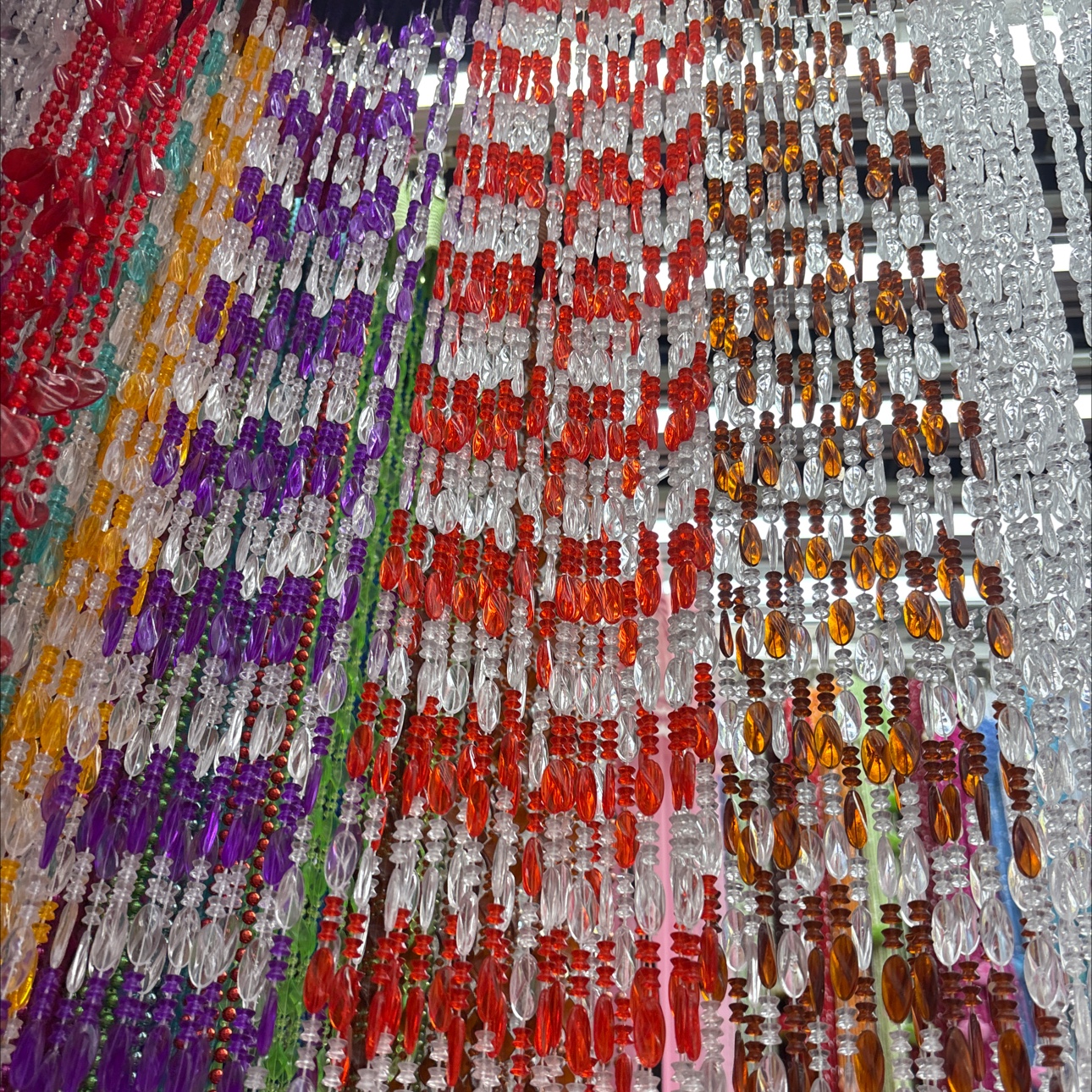 珠帘 隔断装饰门帘窗帘 节日派对 装饰工艺 义乌厂家直销