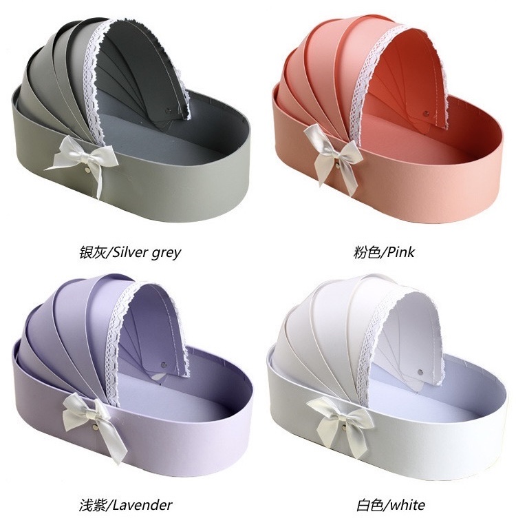 新款宝宝摇篮糖果搭配惊喜礼盒可爱卡通送礼礼物盒子装饰鲜花盒好看盒子