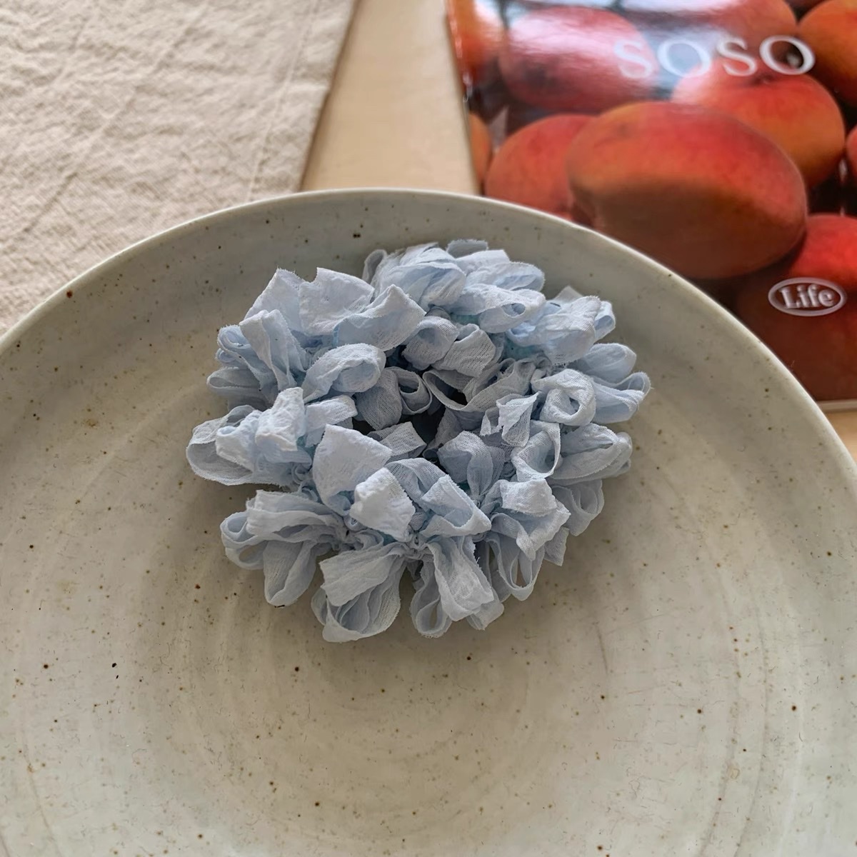 Super fairy mesh lace bubble towel, hair tie, sweet girl's hair tie, hair band, hair tie, double ponytail hair tie, hair accessory detail image 4