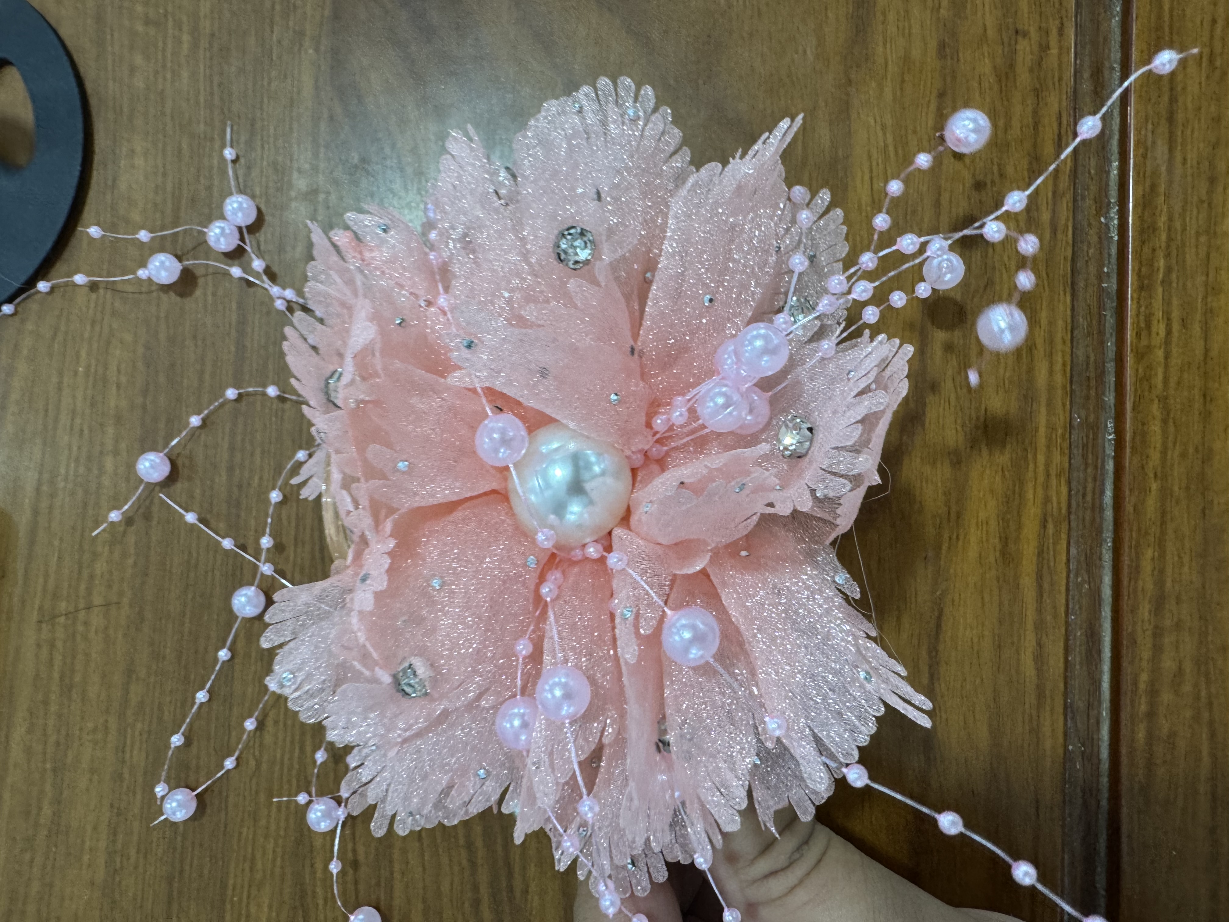 长链花钻粉色爪夹