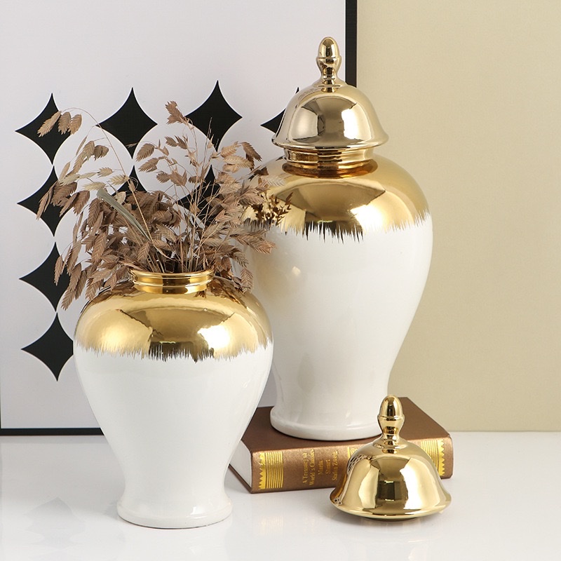 景德镇陶瓷花瓶红陶瓷马陶瓷花瓶摆件家居装饰陶瓷工艺品陶瓷花详情图4