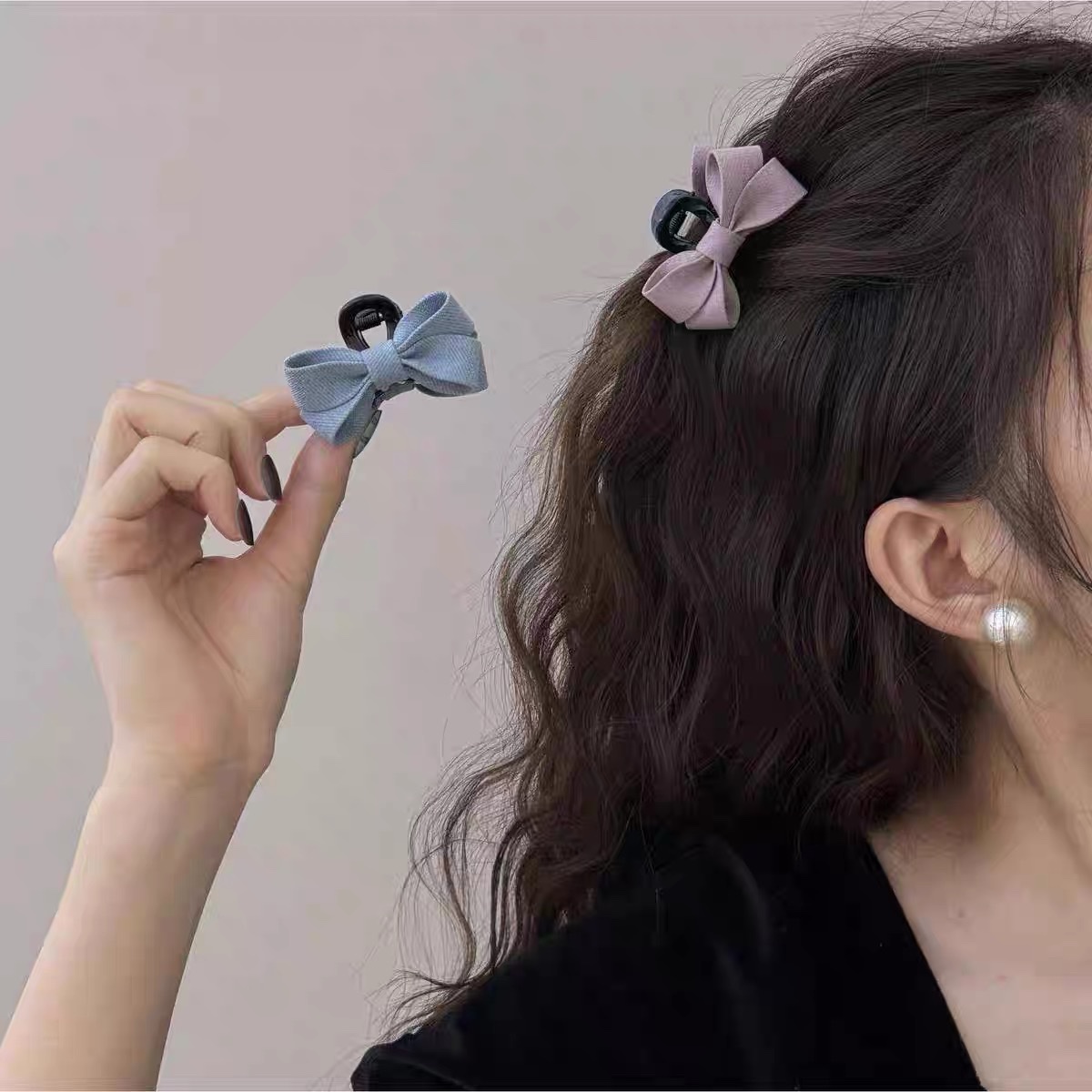 韩版女士珍珠拼接发箍头饰时尚简约百搭发箍发饰头箍发带女款发箍发箍产品图