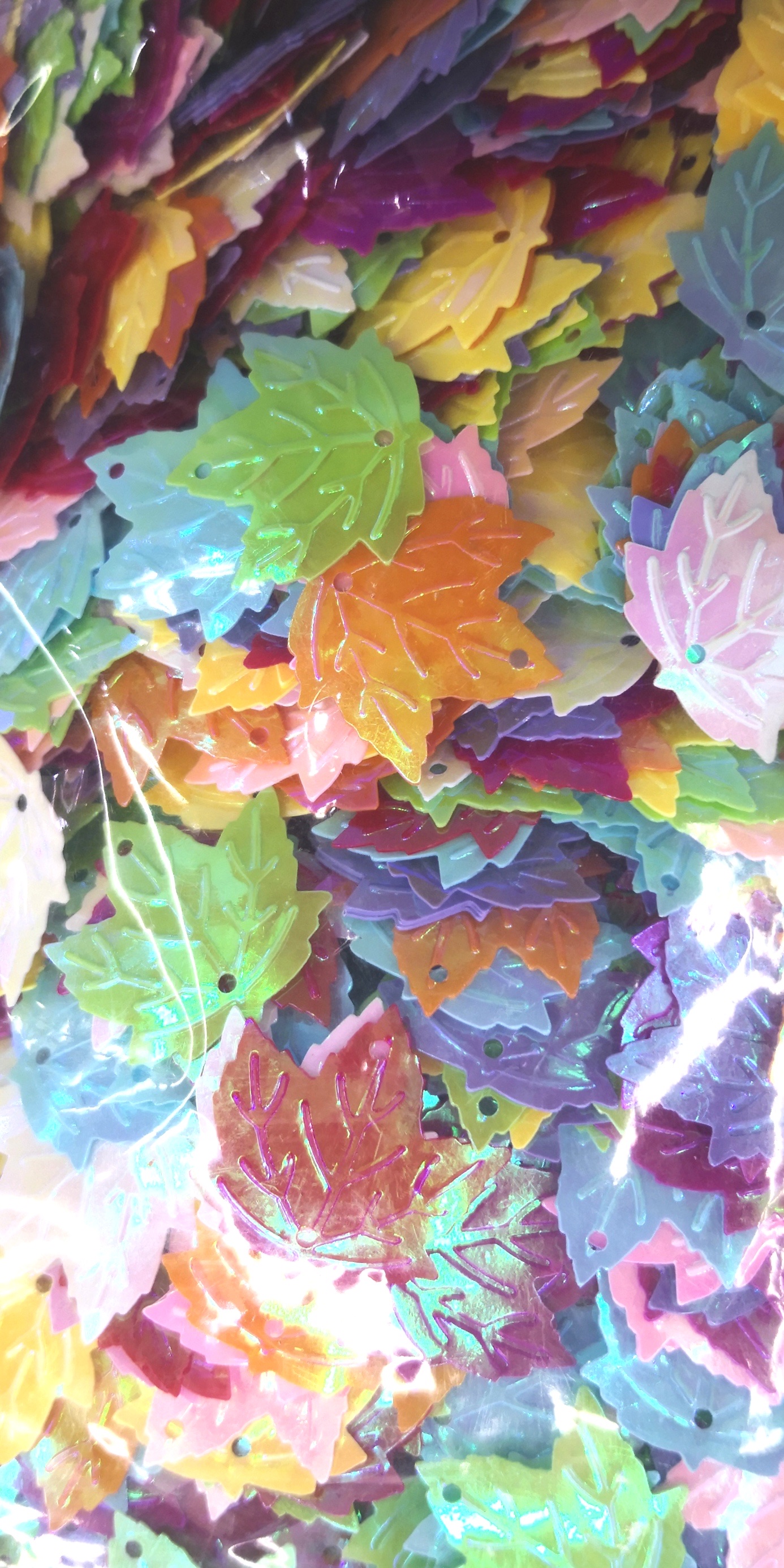 13 small butterfly sequins, AB mixed color, children's DIY, craft decorative accessories, accessory accessories, unlimited DIY embellishment accessories, 500g packaging Specification image