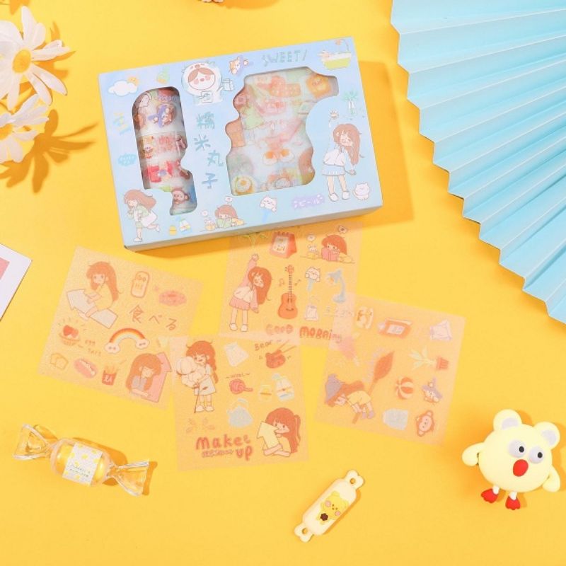 米妹家手账胶带系列之糯米丸子 二