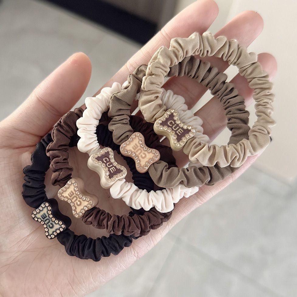 Large intestine hair band, hair tie, large intestine jewelry, hair accessory, hair tie, hair band, hair clip, hair accessory, Korean version for women, simple and versatile, high-elasticity hair band detail image 6