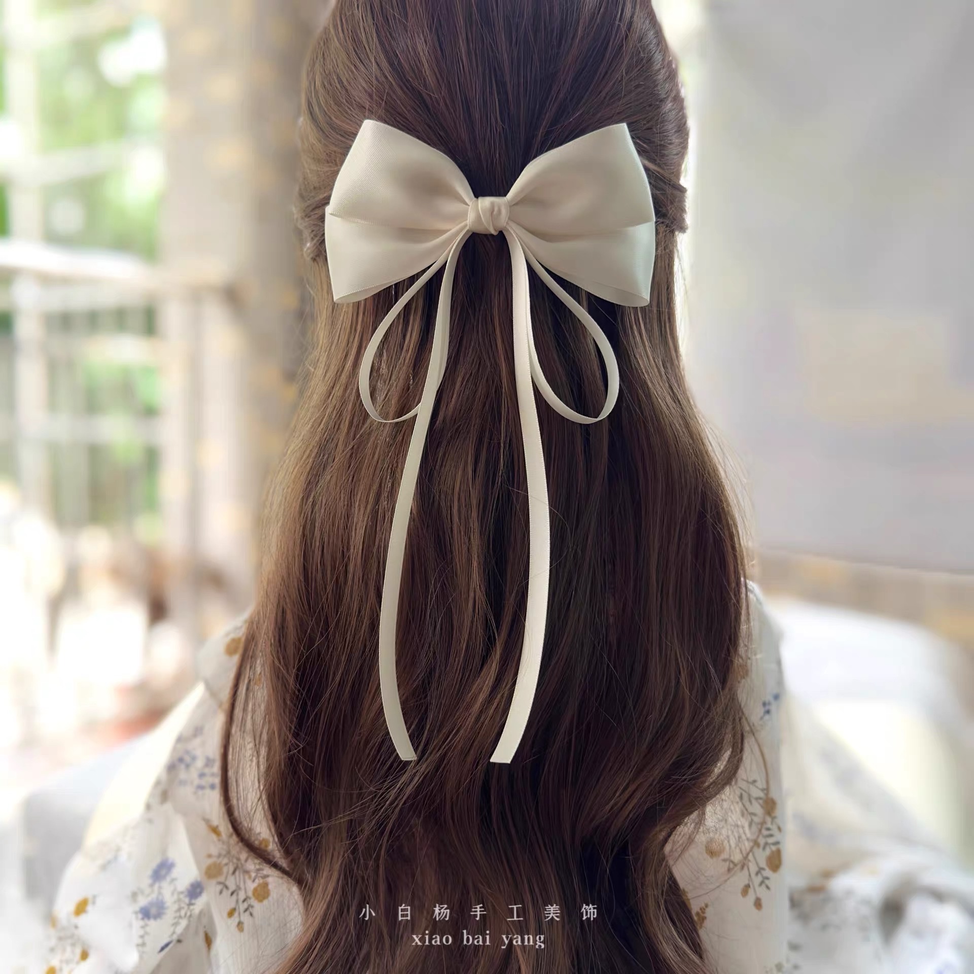 Korean-style pearl patchwork hair band headwear, simple and versatile hair band headwear, fashionable women's headwear, hair band detail image 2