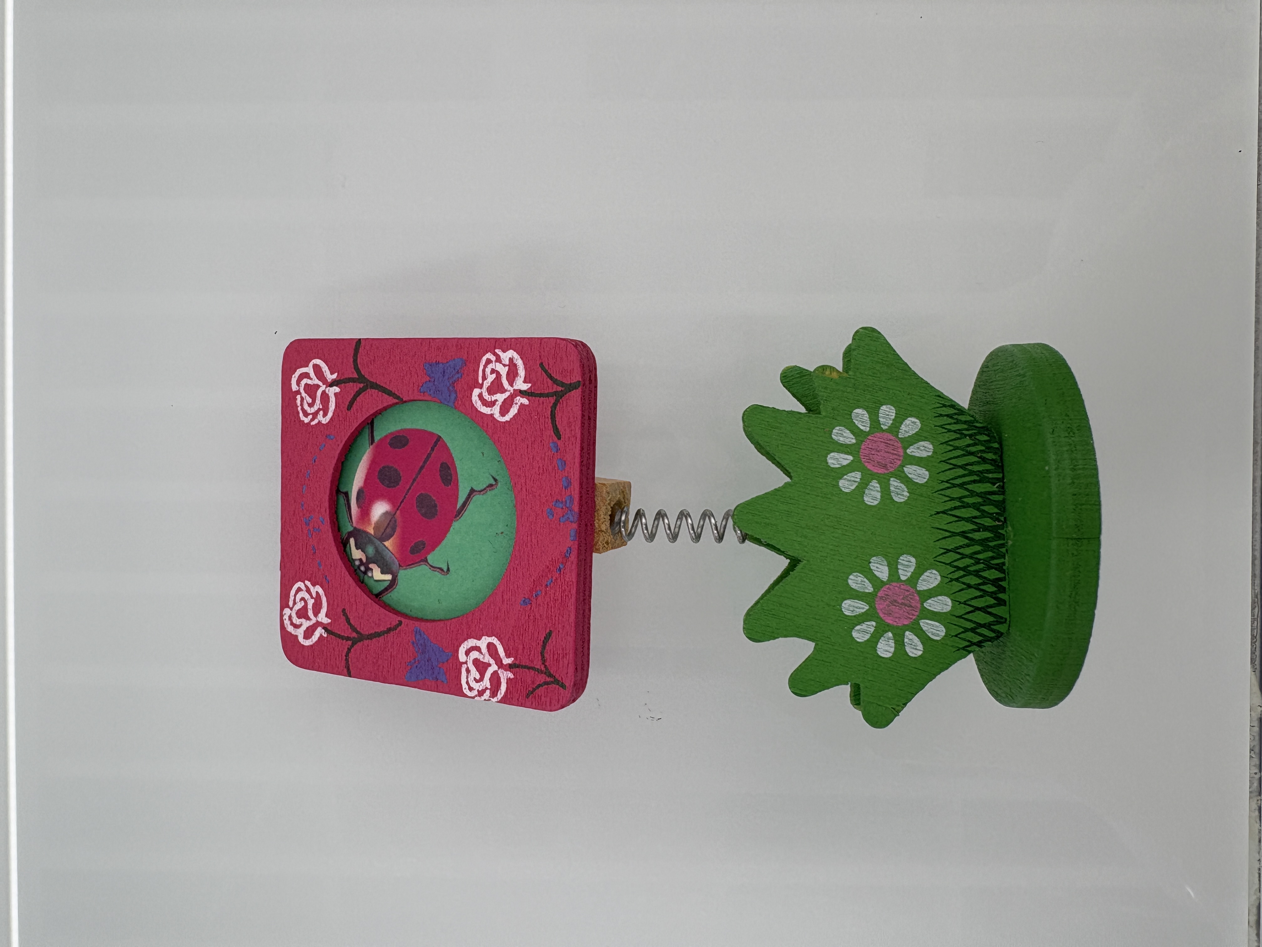 卡通木质名片夹留言夹便签夹彩色儿童桌面摆件夹子03