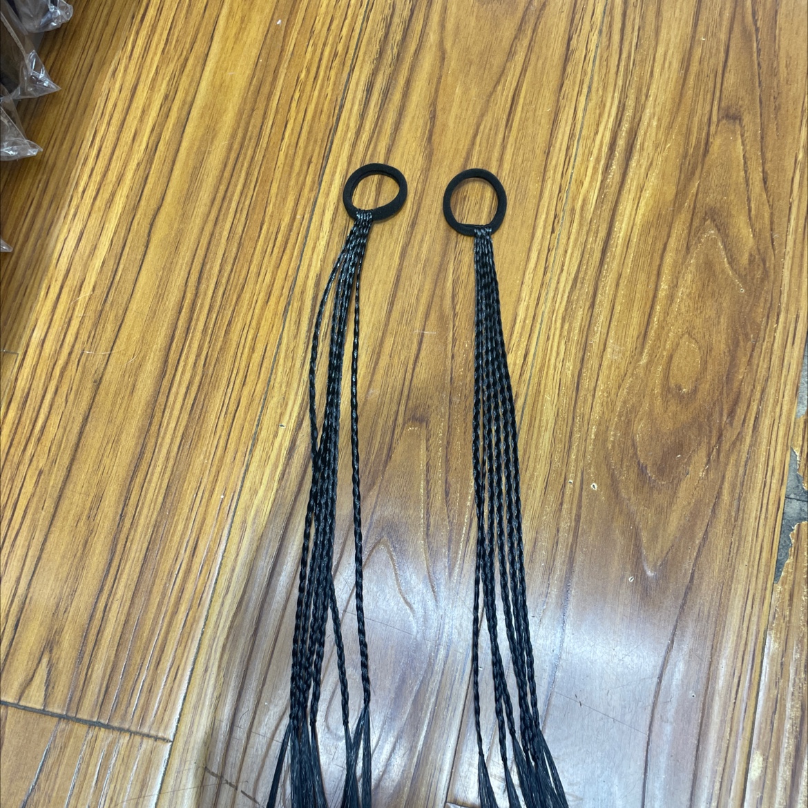 皮筋辫子，辫子皮筋头夹女生时尚鸟巢丸子头