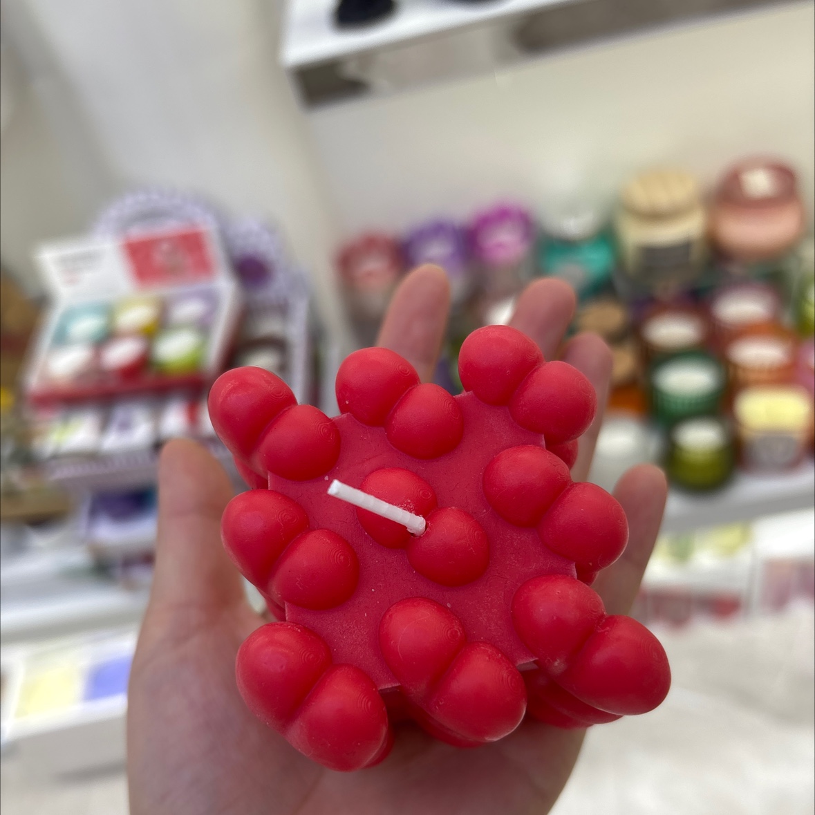 Heart-shaped Rubik's Cube scented candles, birthday party jelly candles, scented candles, decorative candles, home romantic atmosphere, party candles, party candles detail image 3