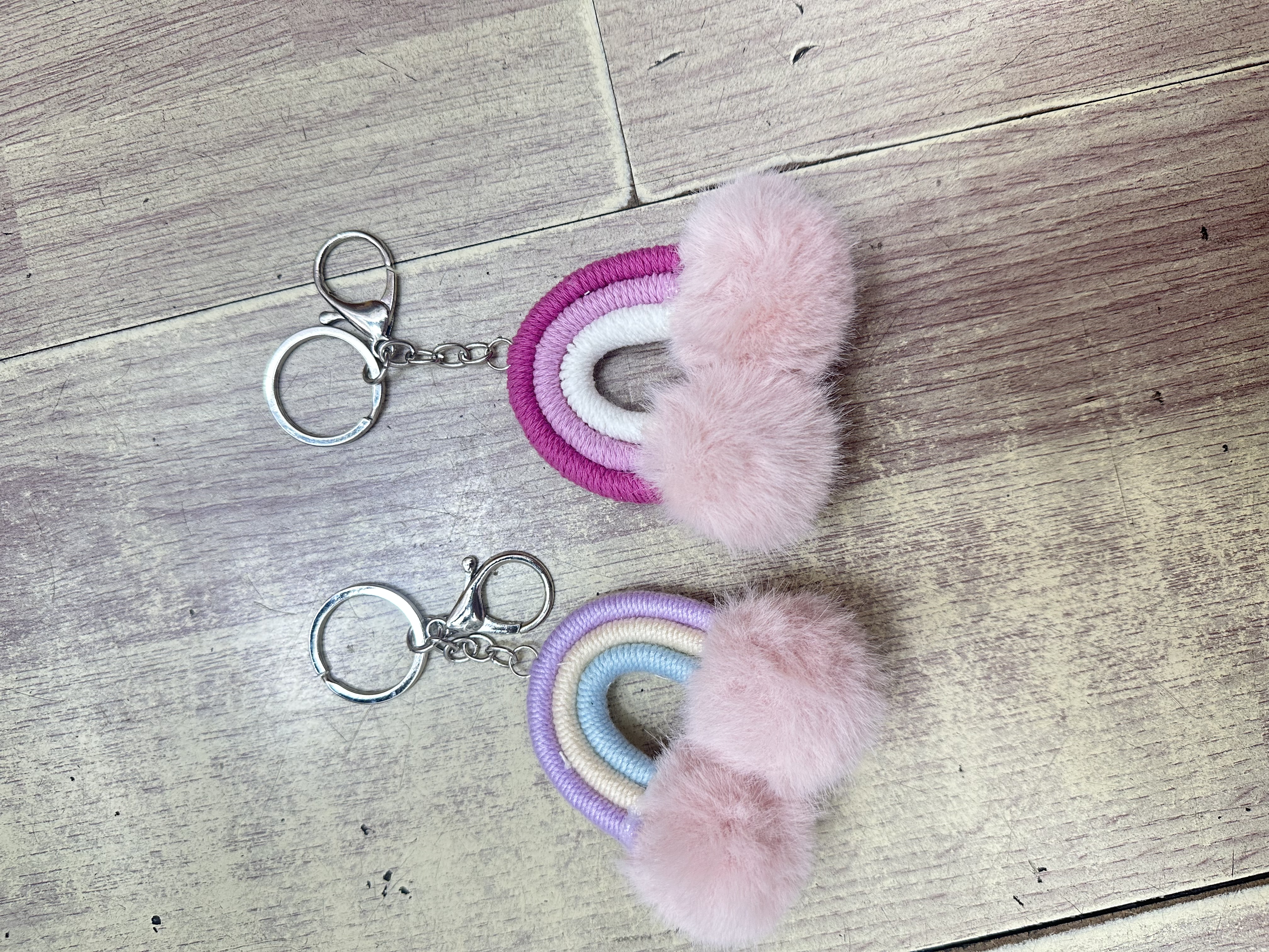 Sanrio Rex Rabbit Hairball Keychain accessory, transparent cherry bead jewelry, cute cartoon pendant gift, Rex Rabbit Hairball keychain detail image 2
