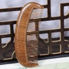 Green sandalwood comb, moon comb, fine-toothed wide-toothed massage comb, household gift comb, portable green sandalwood comb Application Scenario