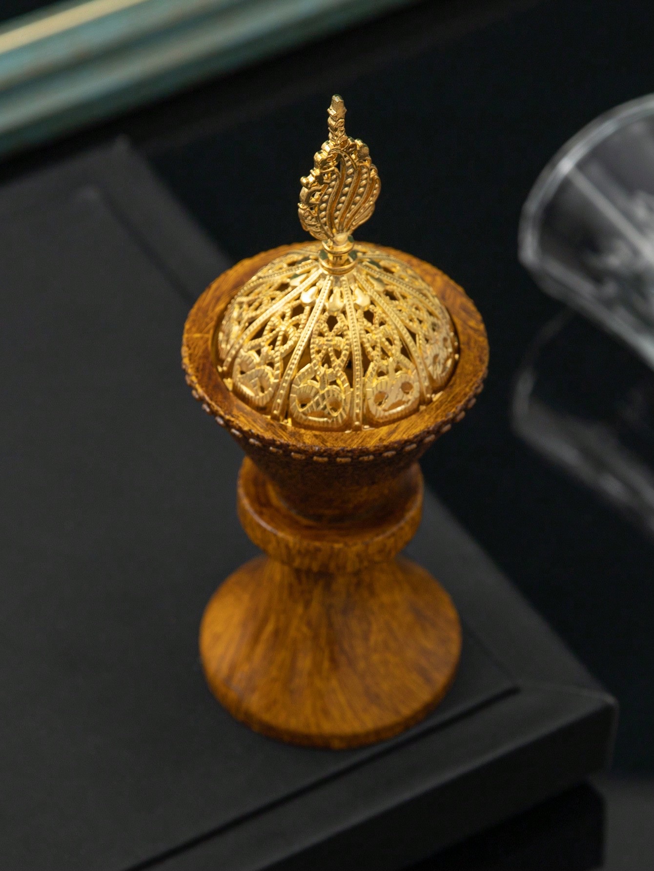 树脂工艺品香薰炉简约现代 ，阿拉伯的熏香炉，装饰熏香炉，家居装饰，房间装饰，派对和节日装饰装饰烛台摆件详情图3