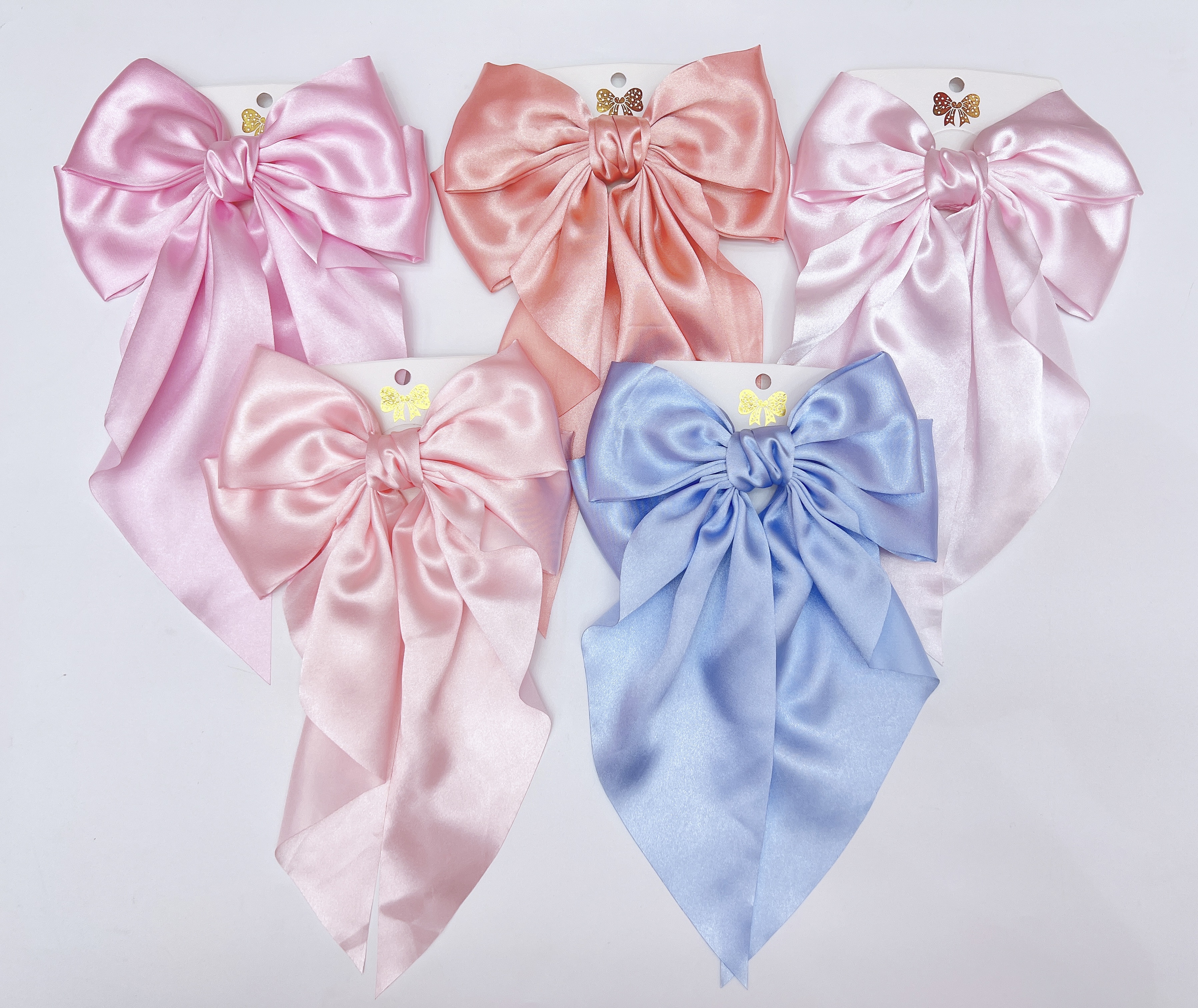 2025年新品网红长飘蝴蝶结发夹发绳