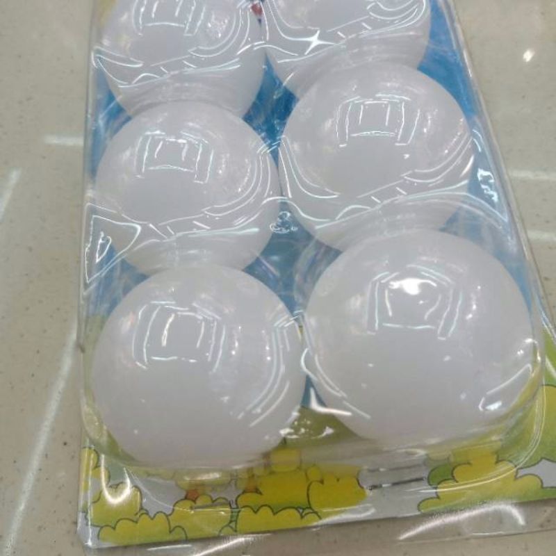 纯白色乒乓硬壳球小型球厂家直销产品图