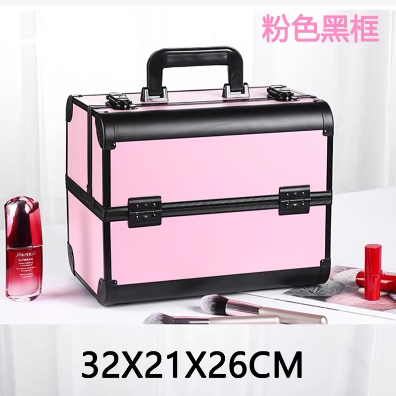 多功能专业大容量纹绣化妆品美甲美睫摆摊上门手提收纳五金工具箱详情图14