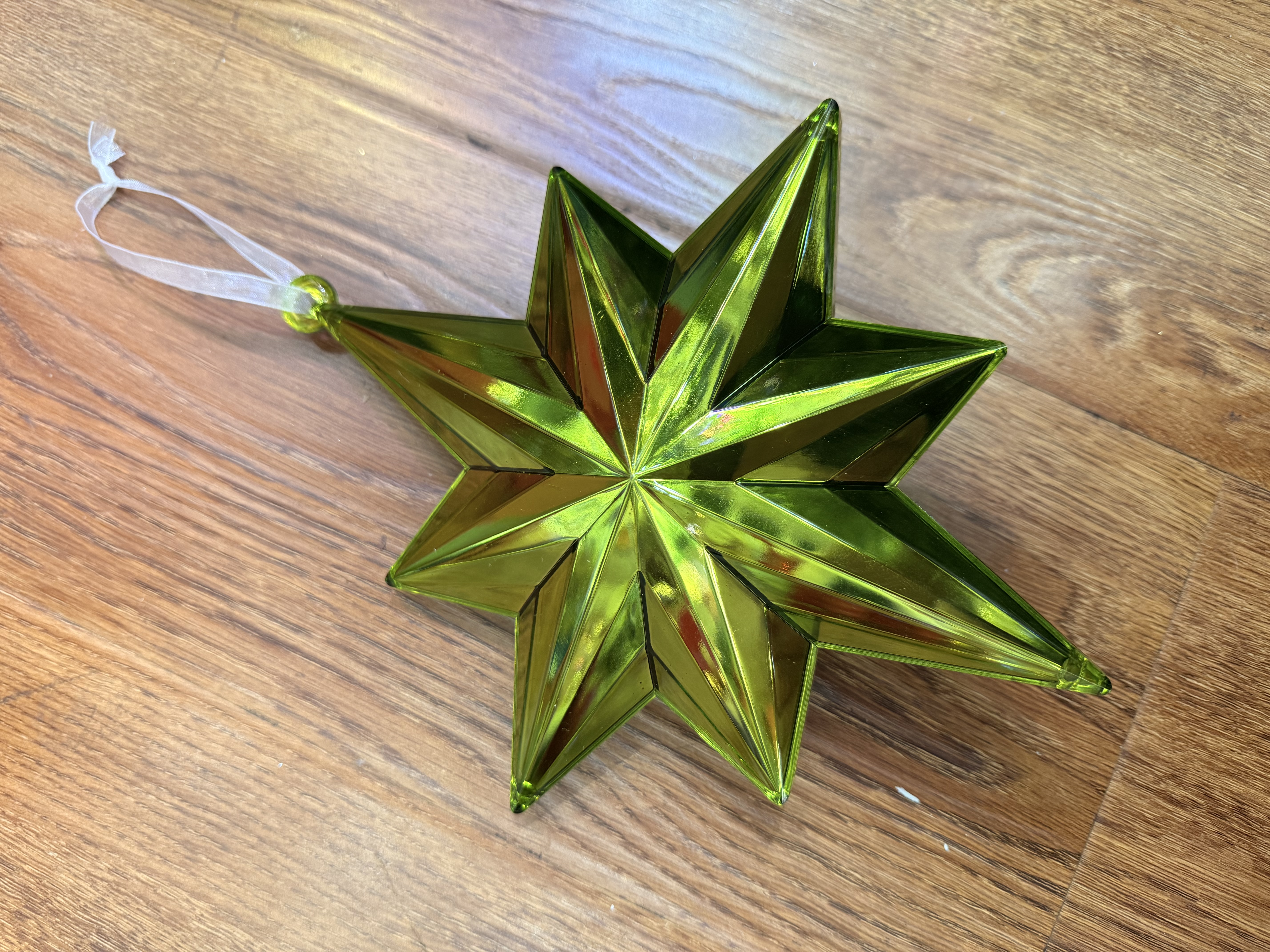 Octagonal star plastic handicrafts 3D star-shaped pendants, Christmas decorations, home furnishings, large size Specification image