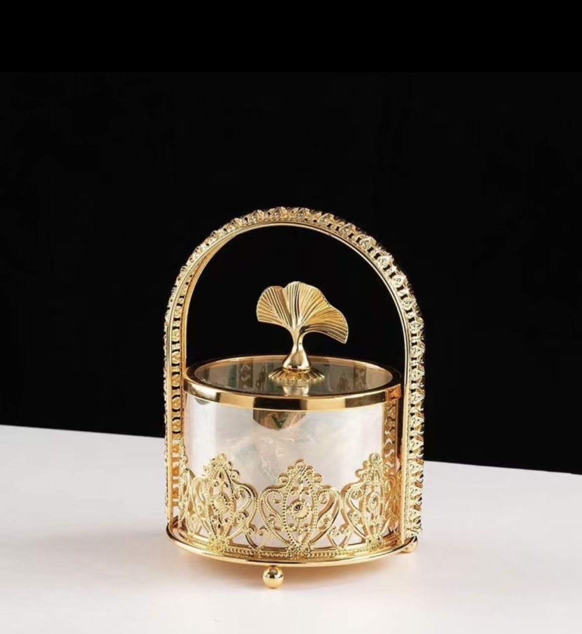 玻璃珠装饰玻璃花瓶弹珠创意摆件西红花香味果冻蜡烛家居装饰品欧式风格