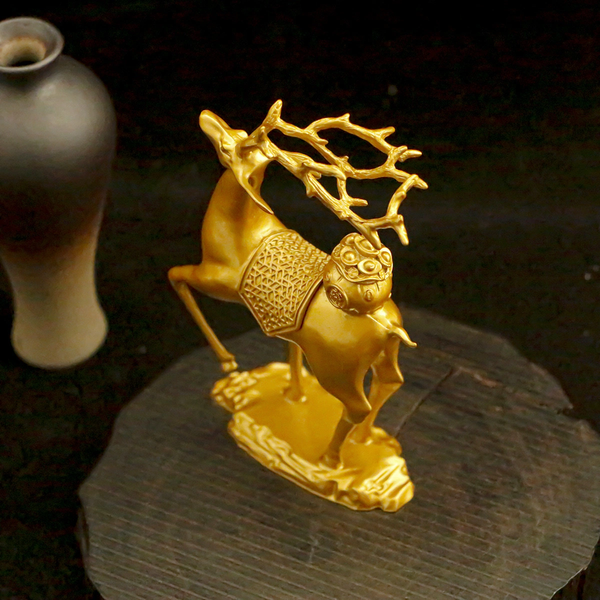 The new style of Shajin Yilu Fa CAI Ba is a household decorative item and a gift detail image 10