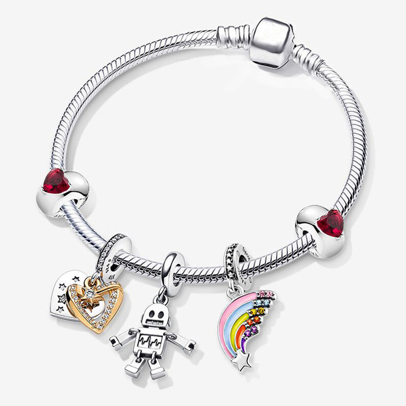 潘家简约款式  跨境直供 DIY首饰  精美女士手链礼物不锈钢项链不锈钢项链手镯详情图4