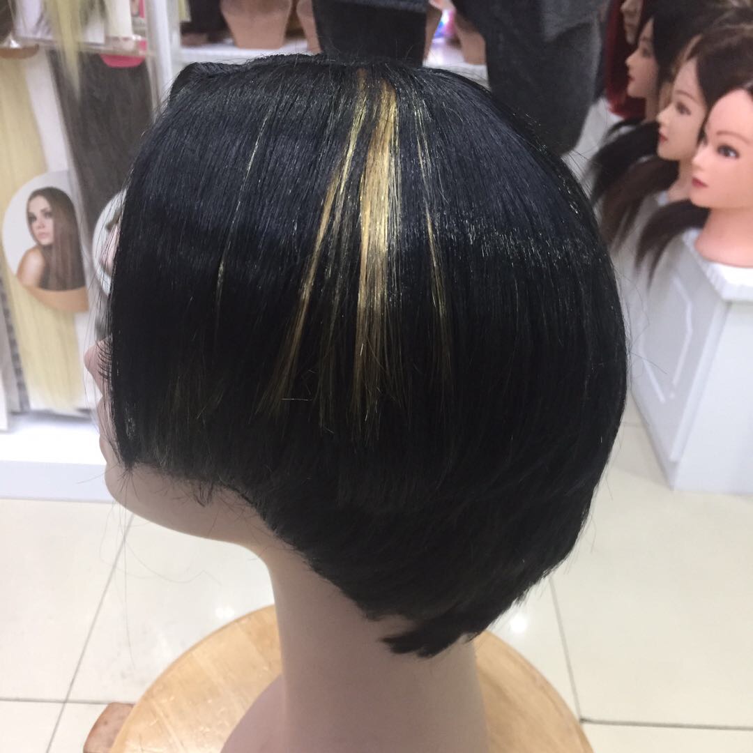 非洲热销短发假发头套仿真发发包发套帽子02