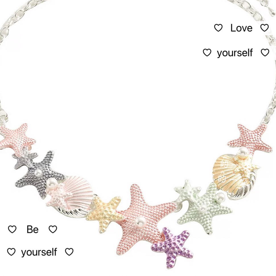 时尚百搭女款简约潮流首饰品琳琅色彩项链项链项链项链