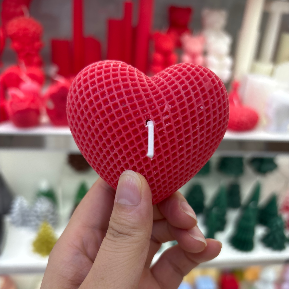 Scented candles, birthday party scented candles, decorative candles, home embellishments, gifts, decorative items, birthday candles, party candles, small red heart-shaped candles, scented candles, jelly candles details Picture