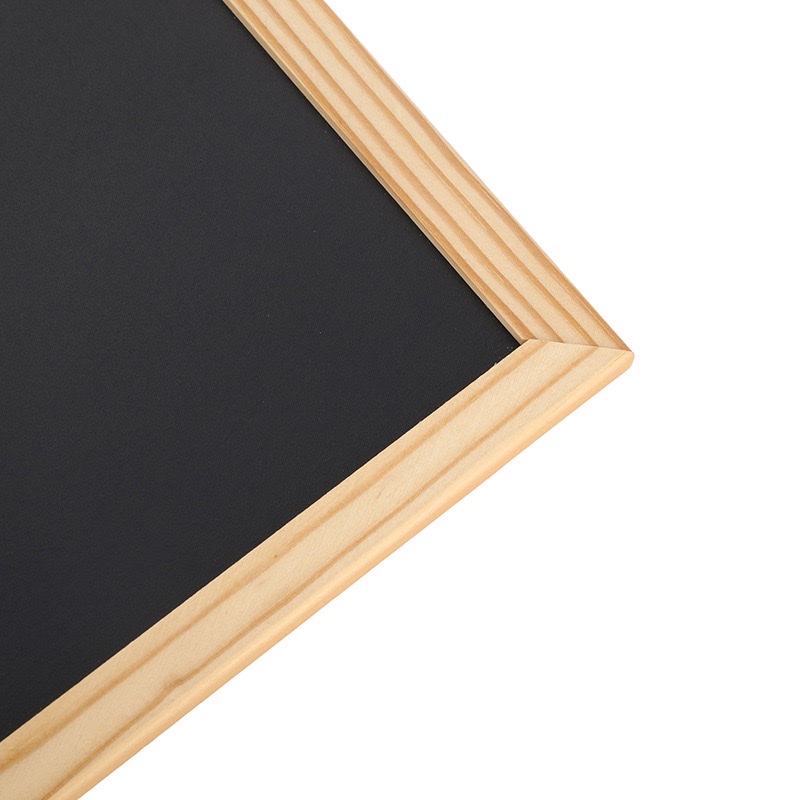 Customized wooden frame small blackboard, whiteboard, wooden frame drawing board, writing board, non-magnetic, for children's teaching menu, graffiti and street vending details Picture