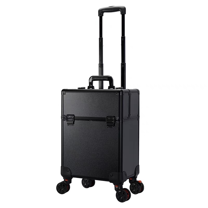 专业化妆箱拉杆跟妆师手提便携大容量上门美甲纹绣美发美容详情图2