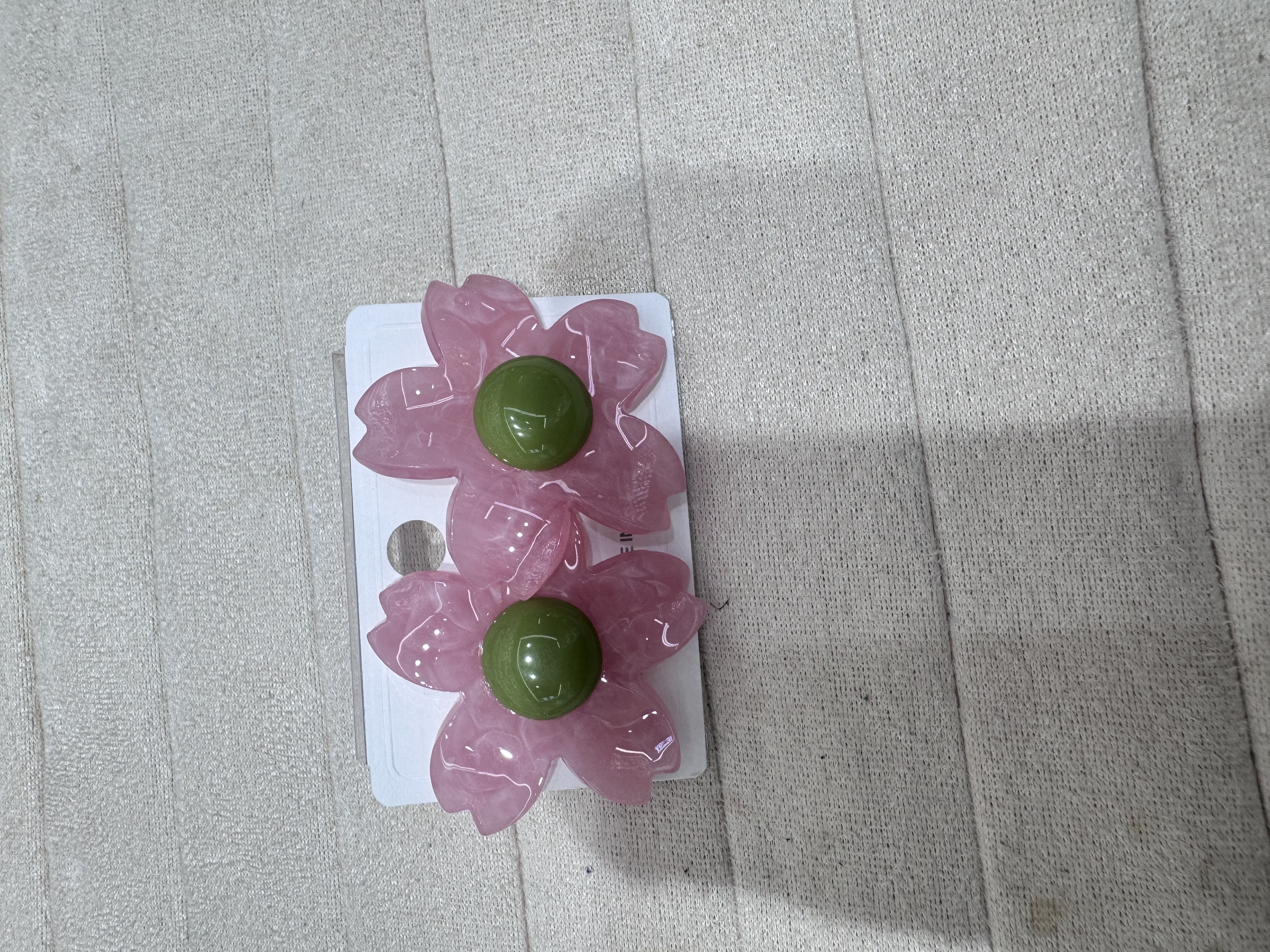 彩色花朵夸张耳饰度假风格欧美流行颜色靓丽造型别致可爱