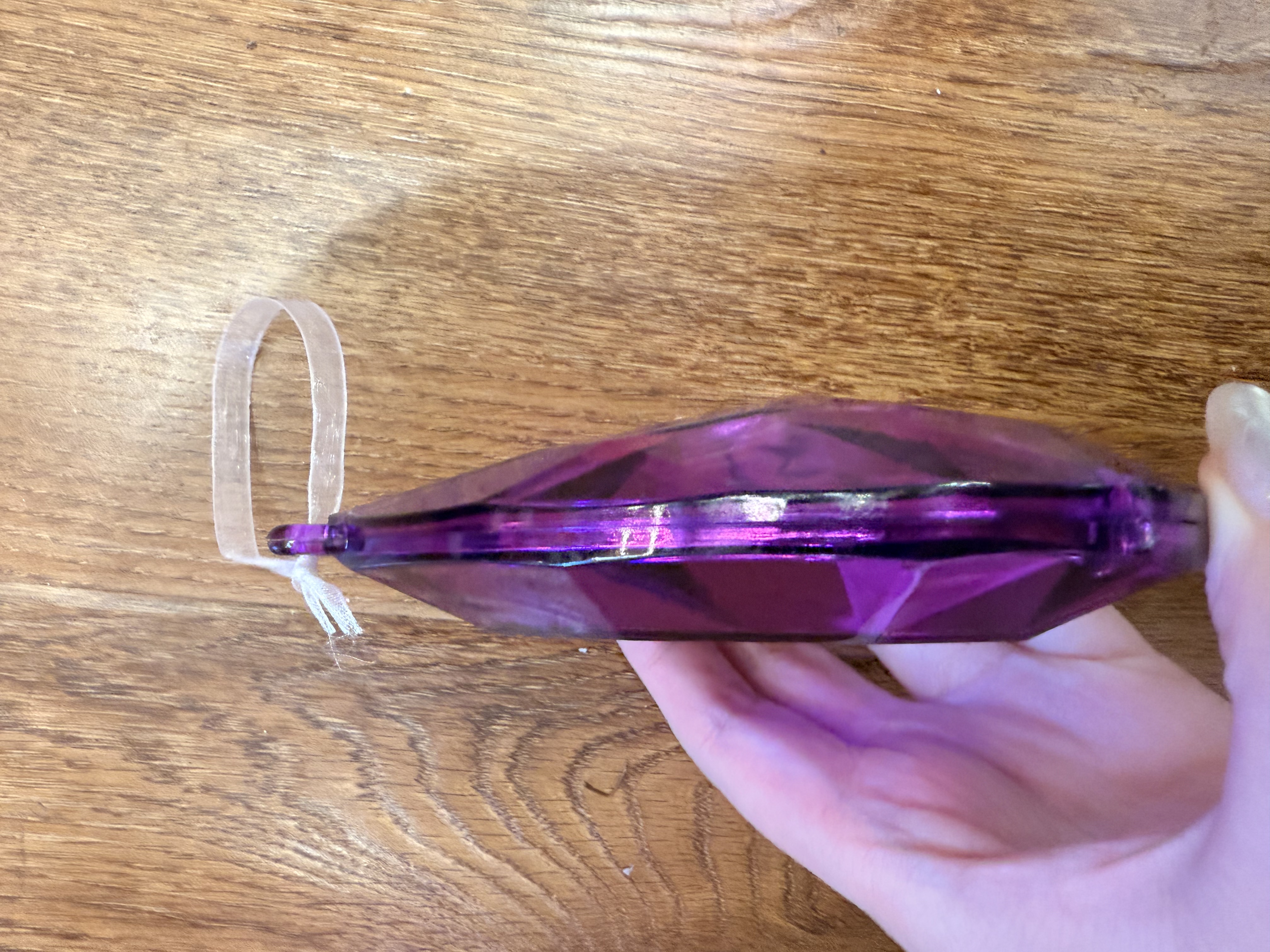 Christmas decorative handicrafts 3D gem-shaped pendants and ornaments, teardrop-shaped decorative items details Picture