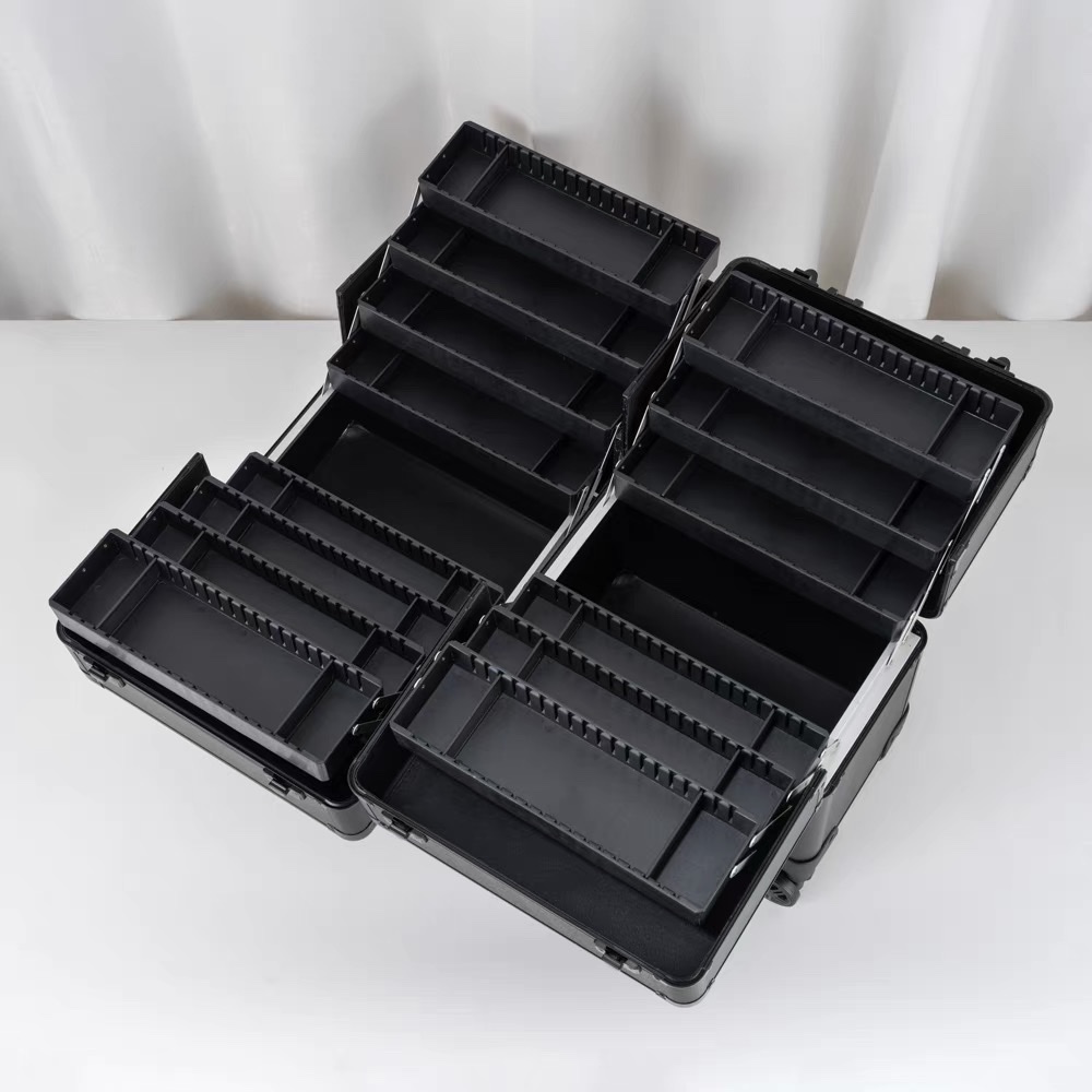 专业拉杆化妆箱纹绣化妆师跟妆工具箱纹身美甲多层便携大号详情图3