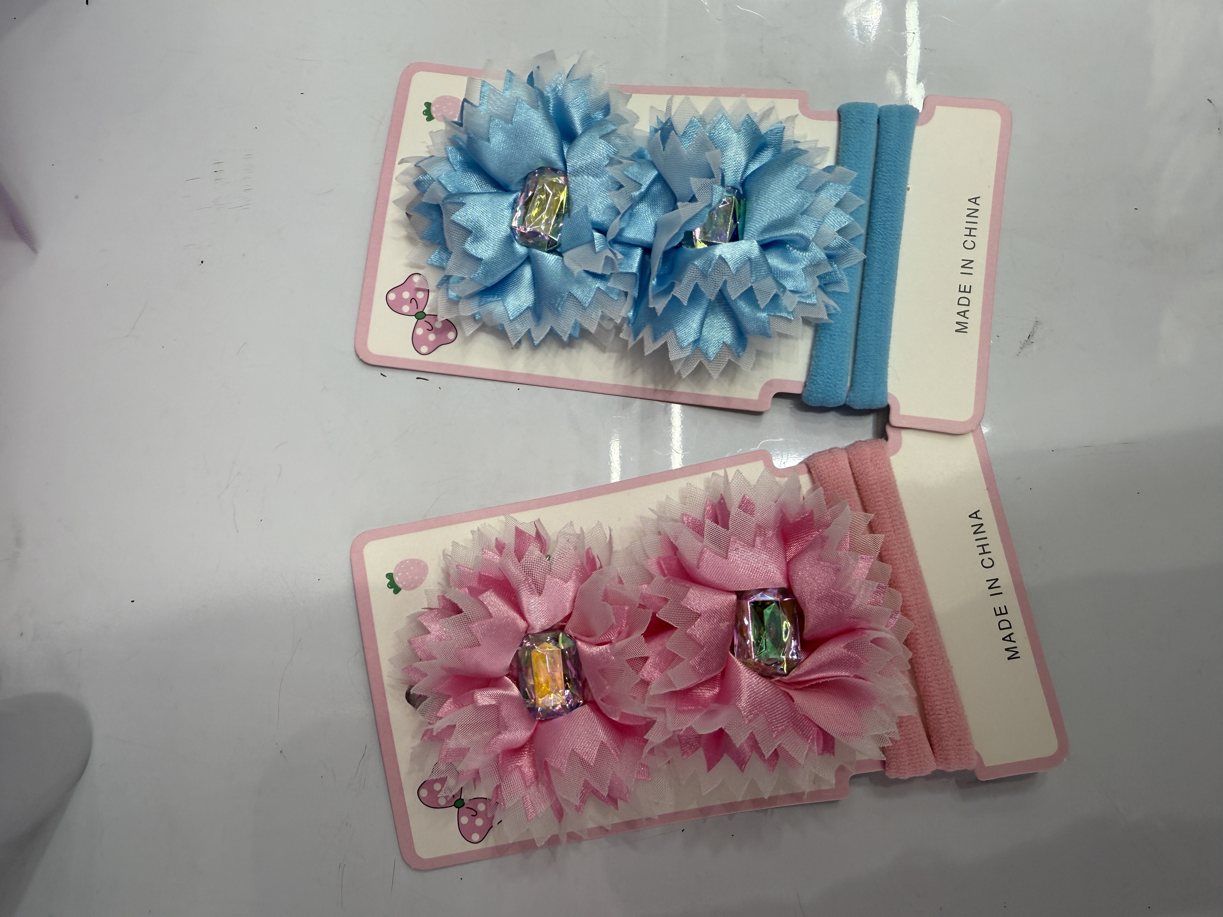 Yiwu International Trade City's new children's hair clips, princess sets, hair accessories, girls' mesh, broken hair clips, cute baby hair accessories that won't damage hair, children's clips, children's summer cute hair bands, children's hair accessory sets for children Specification image