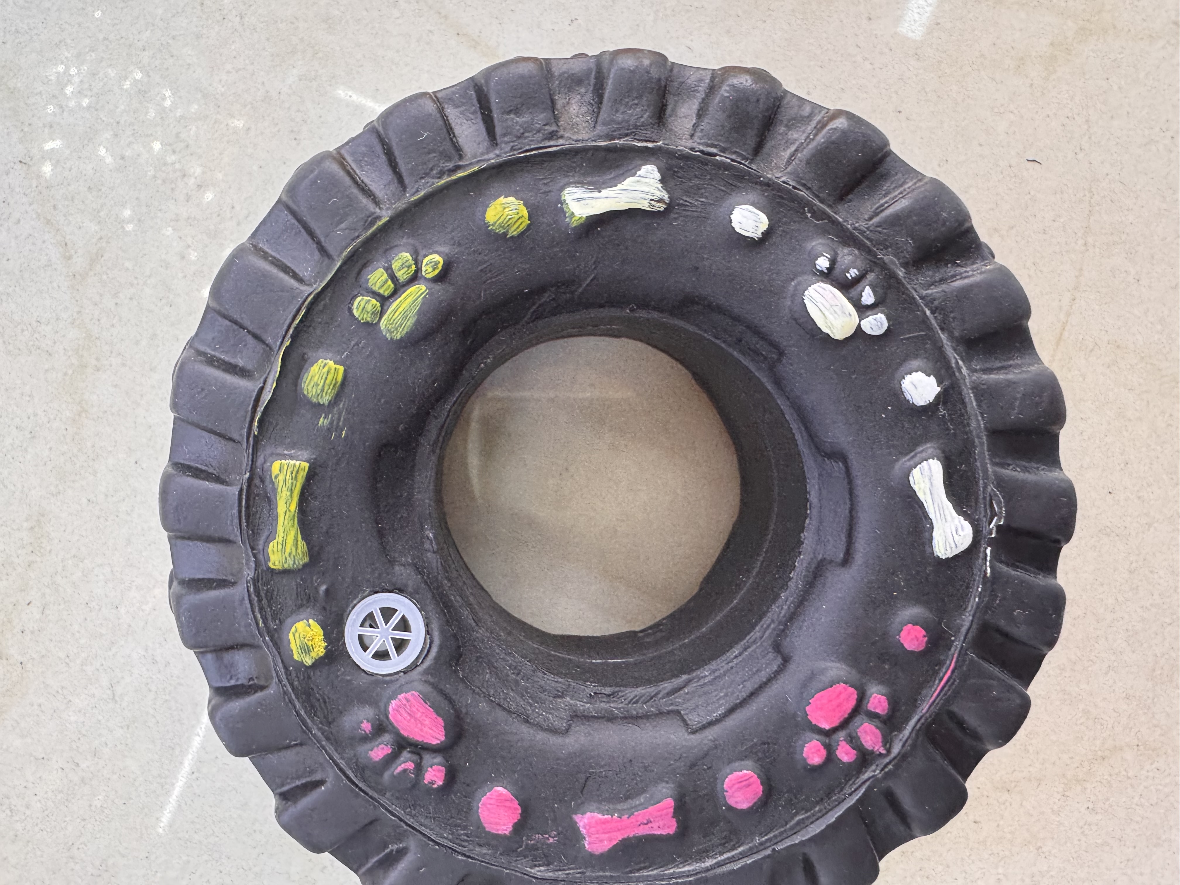 搪胶PVC宠物玩具轮胎🛞