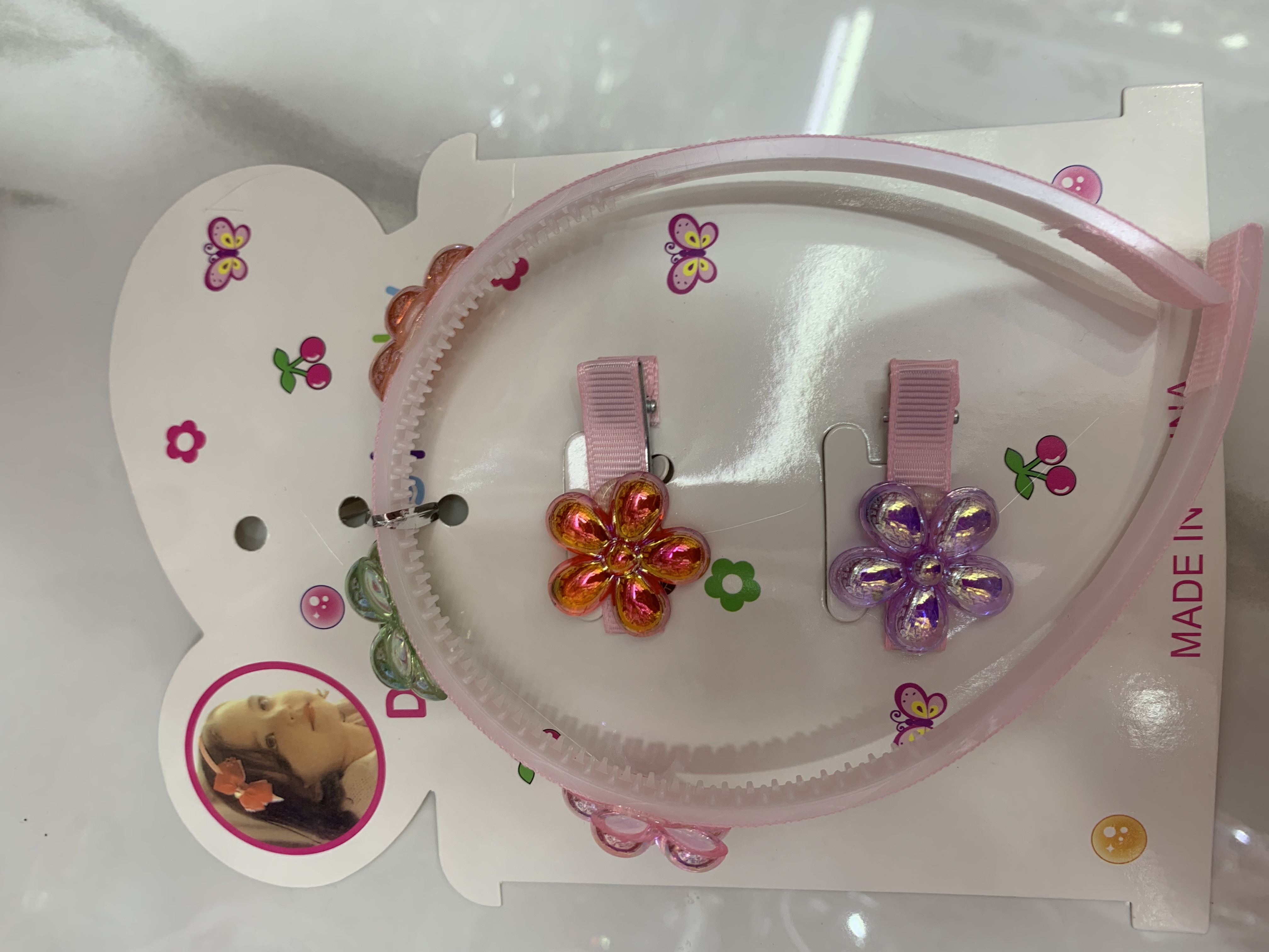 儿童夏季可爱夹子发圈皇冠发饰套装宝宝儿童发饰头饰儿童发夹儿童发饰品