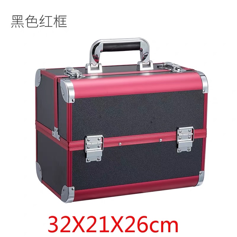 多功能专业大容量纹绣化妆品美甲美睫摆摊上门手提收纳五金工具箱详情图13