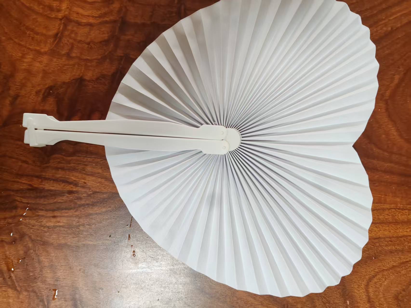 手工宣纸折扇子夏日凉爽复古风塑料扇子便携休闲扇子男女款多色任选